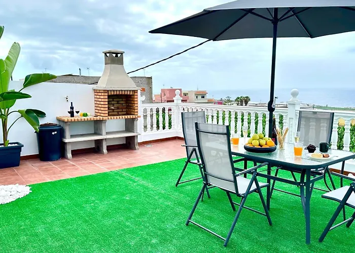 Maravilloso Atico Con Terraza, Vistas, Bbq, Wifi * La Laguna (Tenerife)